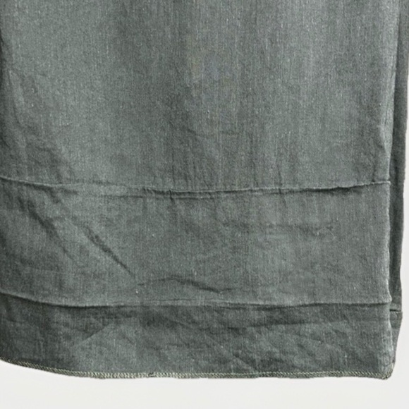 Ann Taylor LOFT Ann Wide Leg Linen Blend Pants Green Size 8 - Picture 3 of 5